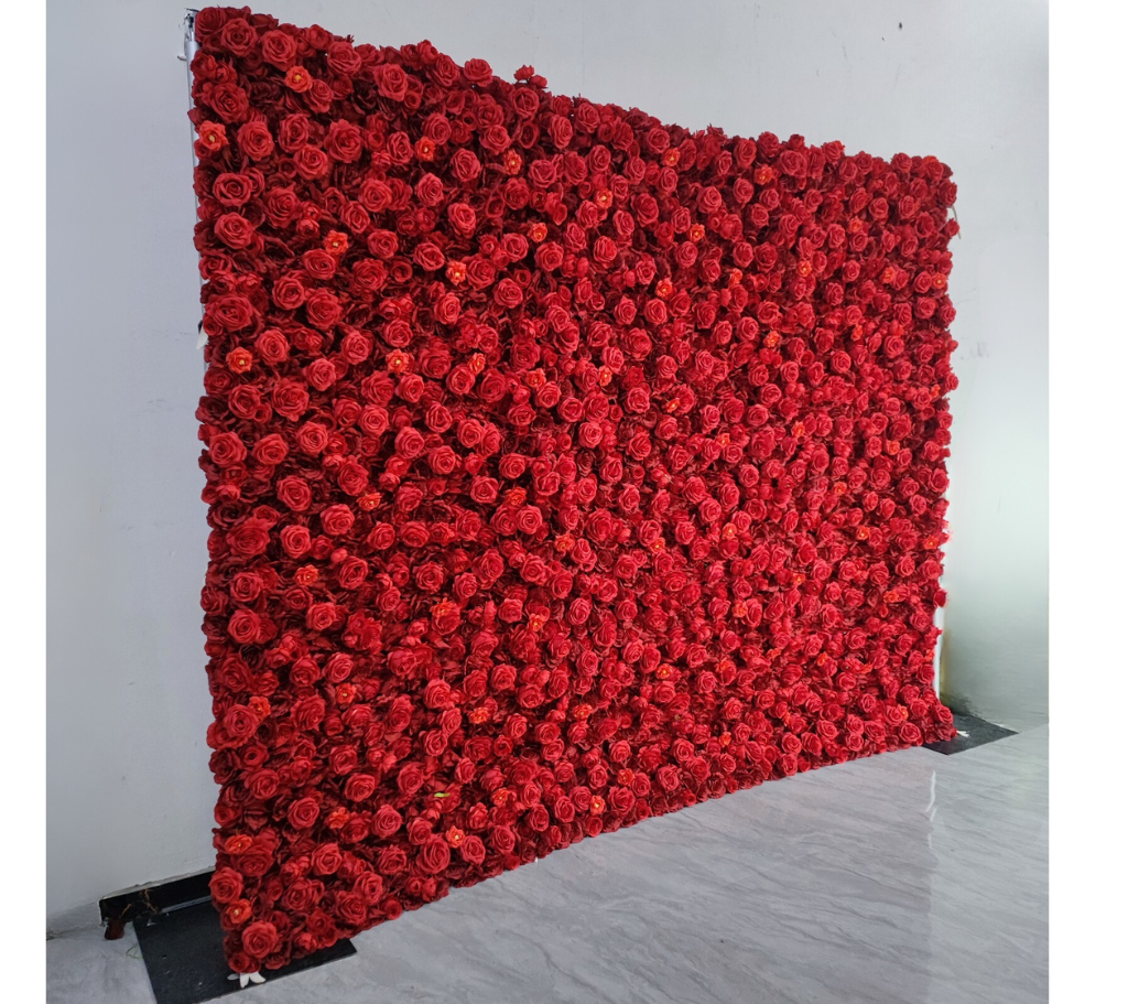 Red Flower Wall